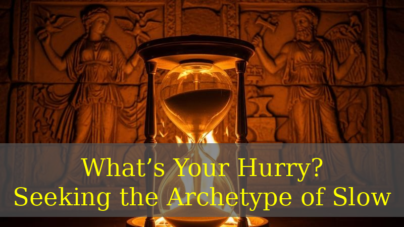 What’s Your Hurry? Seeking the Archetype of Slow image flyer